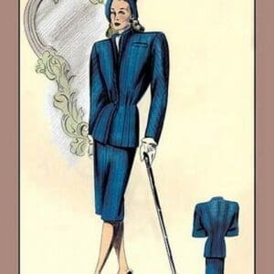 Long Line Tailored Suit - Art Print