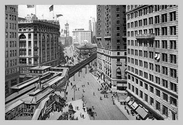 Looking Down Broadway Towards Herald Square