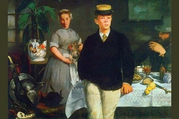 Luncheon by Eduard Manet - Art Print