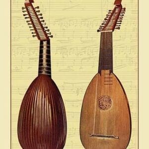 Lute by Theodore Thomas - Art Print