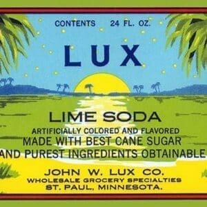 Lux Lime Soda - Art Print