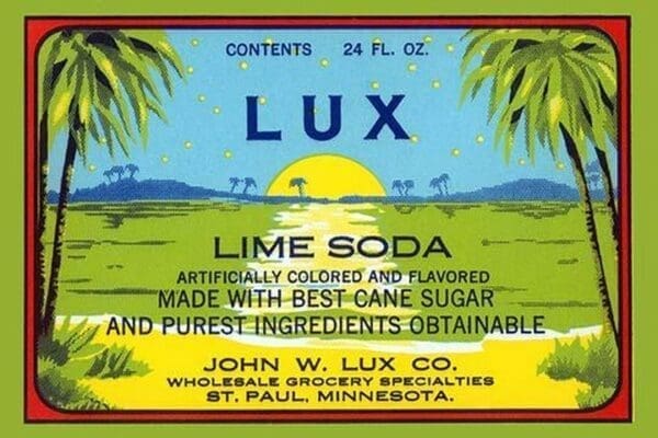 Lux Lime Soda - Art Print