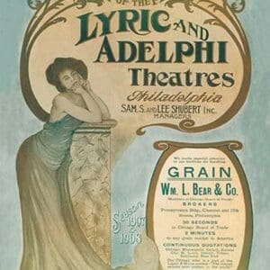 Lyric And Adelphi Theatres - Art Print