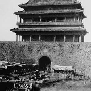 Main Gate of Peking China During Boxer Rebellion - Art Print