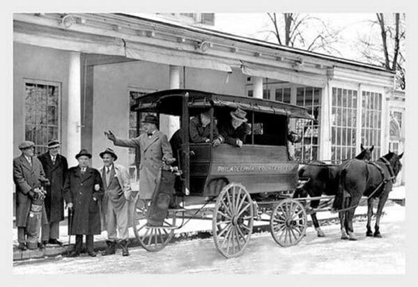 Man Stepping Out Of Carriage