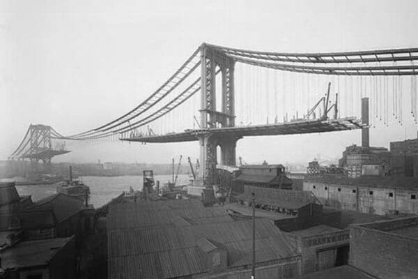 Manhattan Bridge from Brooklyn - Art Print