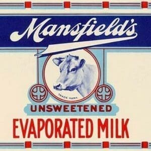 Mansfield's Unsweetened Evaporated Milk #2 - Art Print