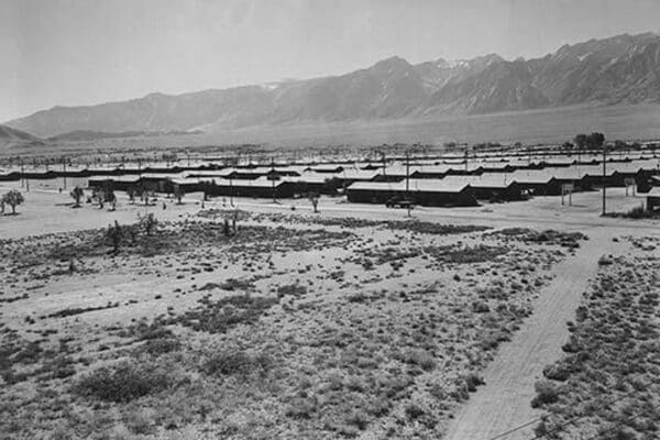 Manzanar from guard tower