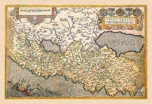 Map of Northern Italy by A. Ortelius - Art Print