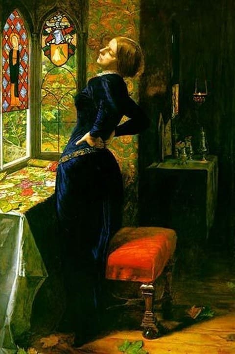 Marianna in the Moated Grange by John Everett Millais - Art Print