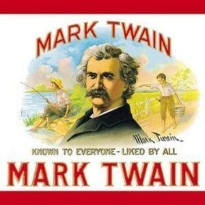 Mark Twain Cigars - Art Print