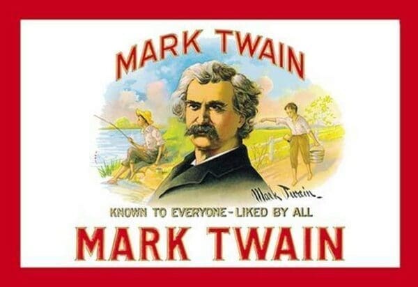 Mark Twain Cigars - Art Print