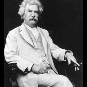 Mark Twain by A.F. Bradley - Art Print