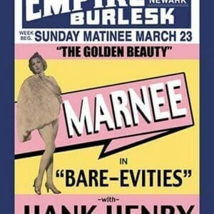 Marnee in 'Bare-Evities - Art Print