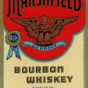 Marshfield Bourbon Whiskey - Art Print