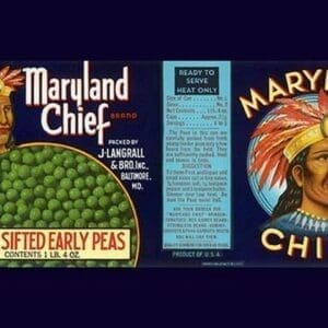 Maryland Chief Extra Sifted Early Peas - Art Print