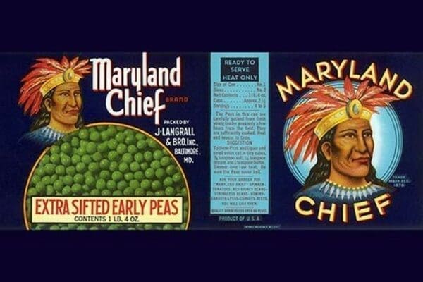 Maryland Chief Extra Sifted Early Peas - Art Print