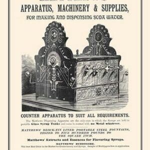 Matthews' Apparatus Machinery & Supplies - Art Print