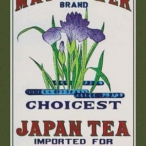 May Flower Brand Tea - Art Print