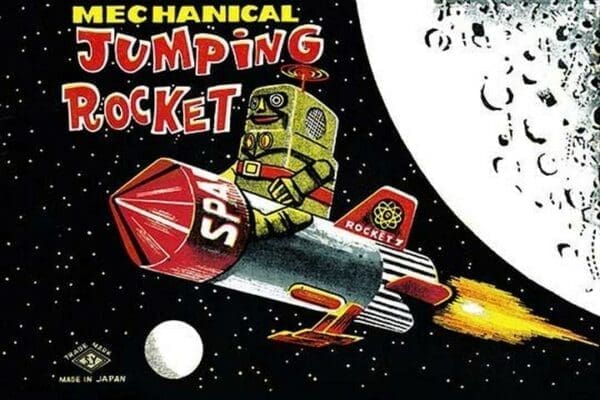 Mechanical Jumping Rocket - Art Print