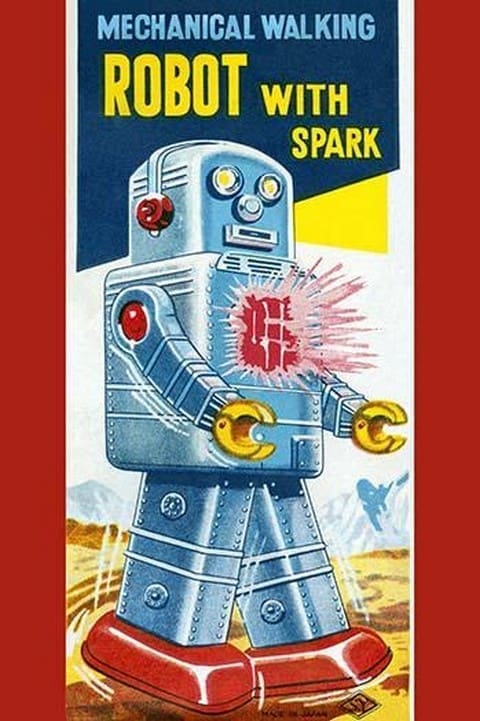 Mechanical Walking Robot with Spark - Art Print