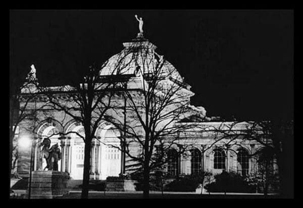 Memorial Hall Philadelphia at Night by FREE LIBRARY OF PHILADELPHIA - Art Print