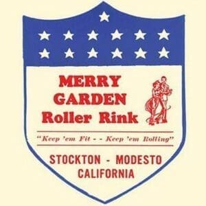 Merry Garden Roller Rink - Art Print