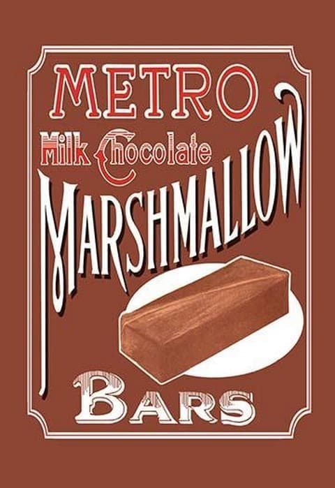 Metro Milk Chocolate Marshmallow Bars - Art Print