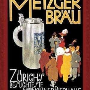 Metzger Blau - Art Print