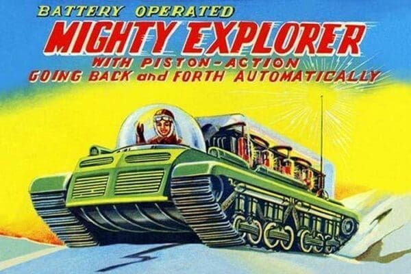 Mighty Explorer with Piston Action - Art Print