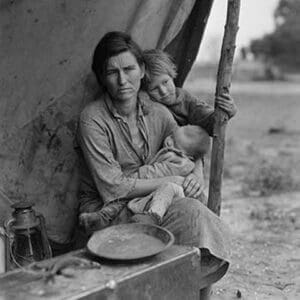 Migrant agricultural worker's family by Dorothea Lange #2 - Art Print