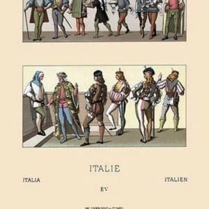 Military and Civil Costumes of the Italian Nobility