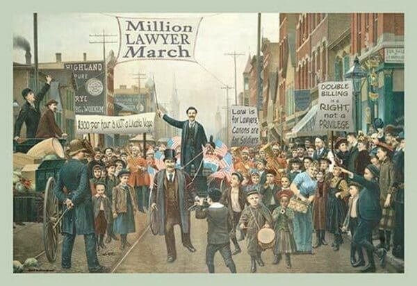 Million Lawyer March by Wilbur Pierce - Art Print