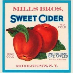 Mills Bros. Sweet Cider - Art Print