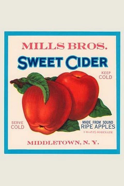 Mills Bros. Sweet Cider - Art Print