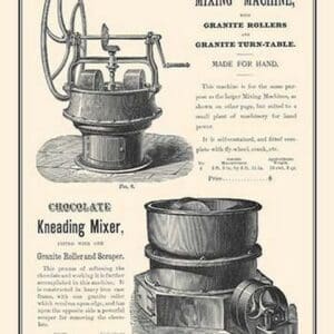 Mixing Machine & Kneading Mixer - Art Print