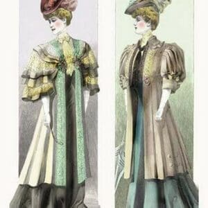 Mode Journal Wiener Chic: Refined Looks of 1906 - Art Print