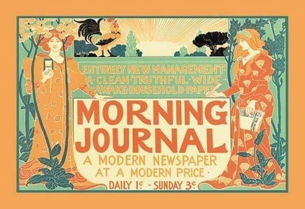 Morning Journal - A Modern Newspaper - Art Print