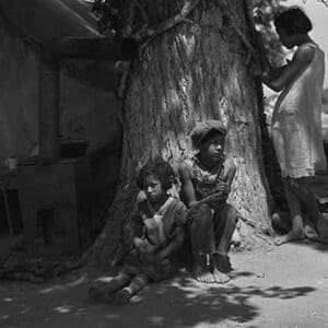 Motherless migrant children by Dorothea Lange - Art Print