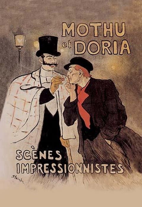 Mothu et Doria by Theophile Alexandre Steinlen - Art Print