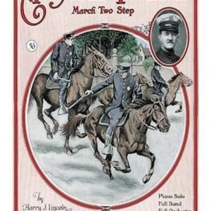 Mounted Police March Two Step - Art Print