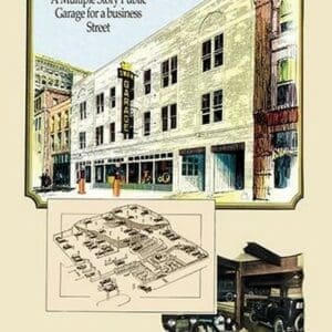 Multiple Story Garage by Geo E. Miller - Art Print