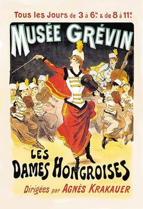 Musee Grevin: Les Dames Hongroises by Jules Cheret - Art Print