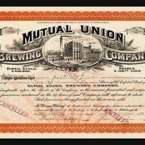 Mutual Union Brewing Company - Art Print