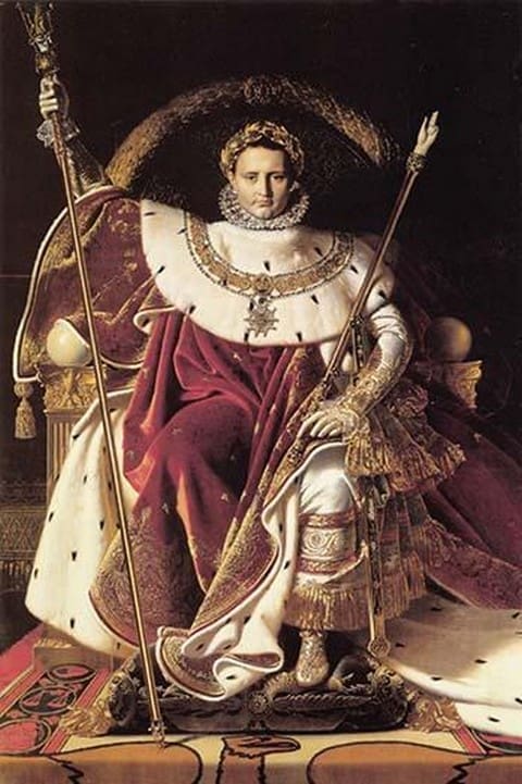 Napoleon I on his Imperial Throne by Jean-Auguste-Dominique Ingres - Art Print