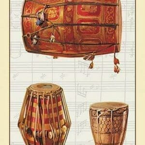 Native American Drums by Theodore Thomas - Art Print