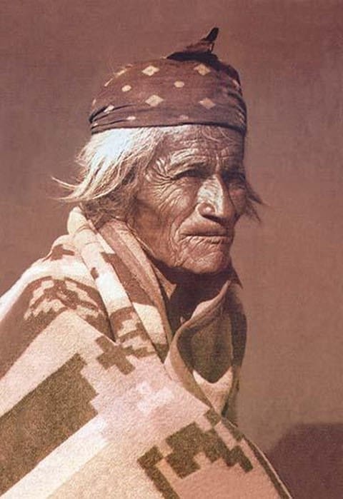 Navajo Patriarch by Carl and Grace Moon - Art Print