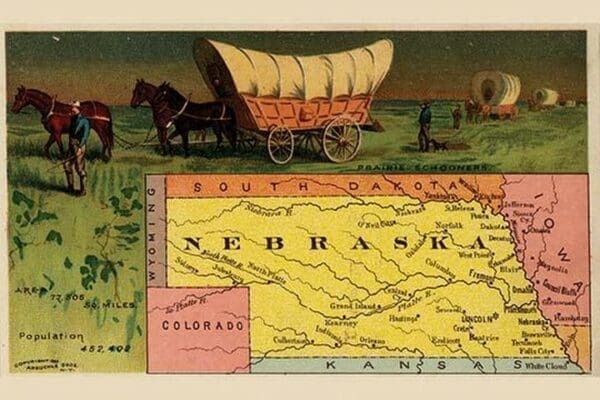 Nebraska by Arbuckle Brothers - Art Print