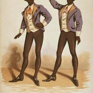 Negro Double Song & Dance - Art Print