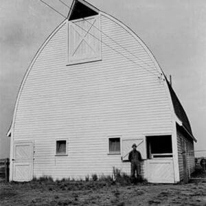 New Barn by Dorothea Lange - Art Print